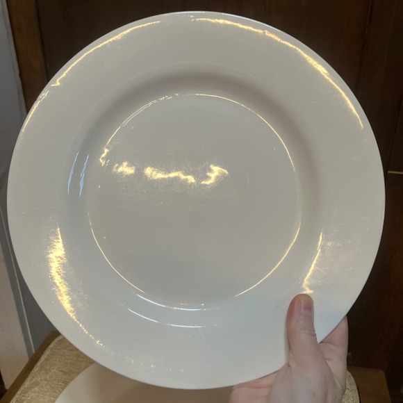 CYNTHIA ROWLEY Porcelain Plates White Set Of 3 - Picture 4 of 14